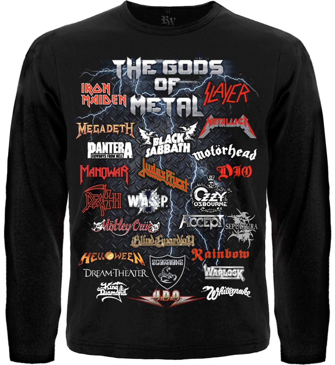 Футболка с длинным рукавом The Gods Of Metal