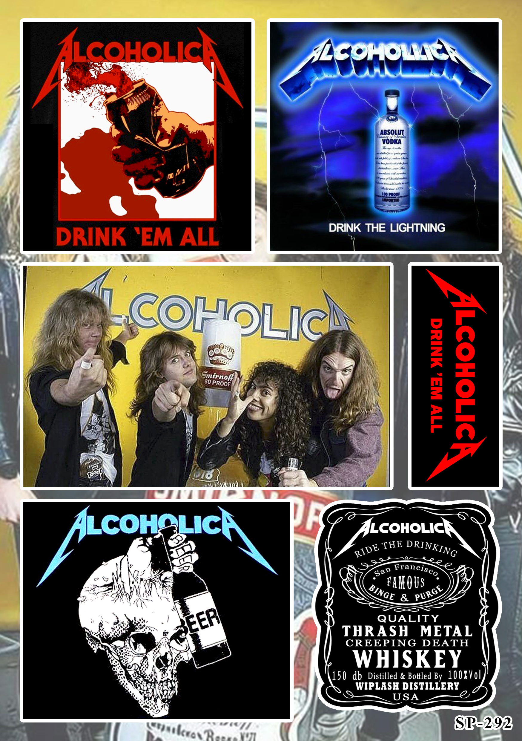 Стікерпак Alcoholica - SP-292