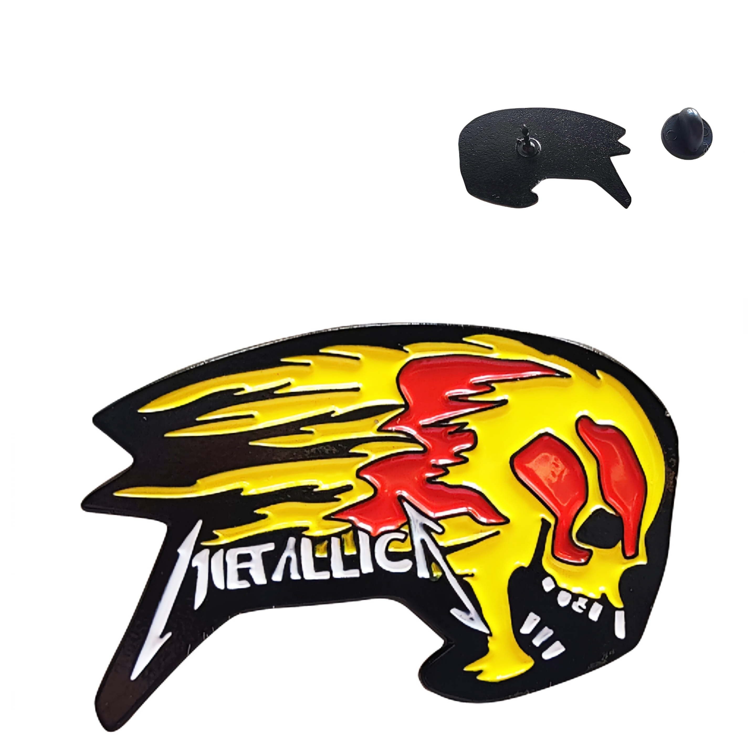 Пін Metallica (flaming skull) (pncn-040)