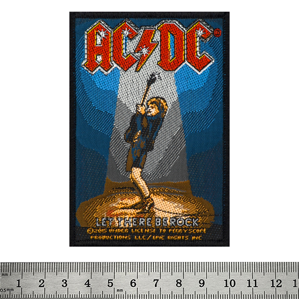 Нашивка ткана AC/DC - Let There Be Rock (ofp-014)