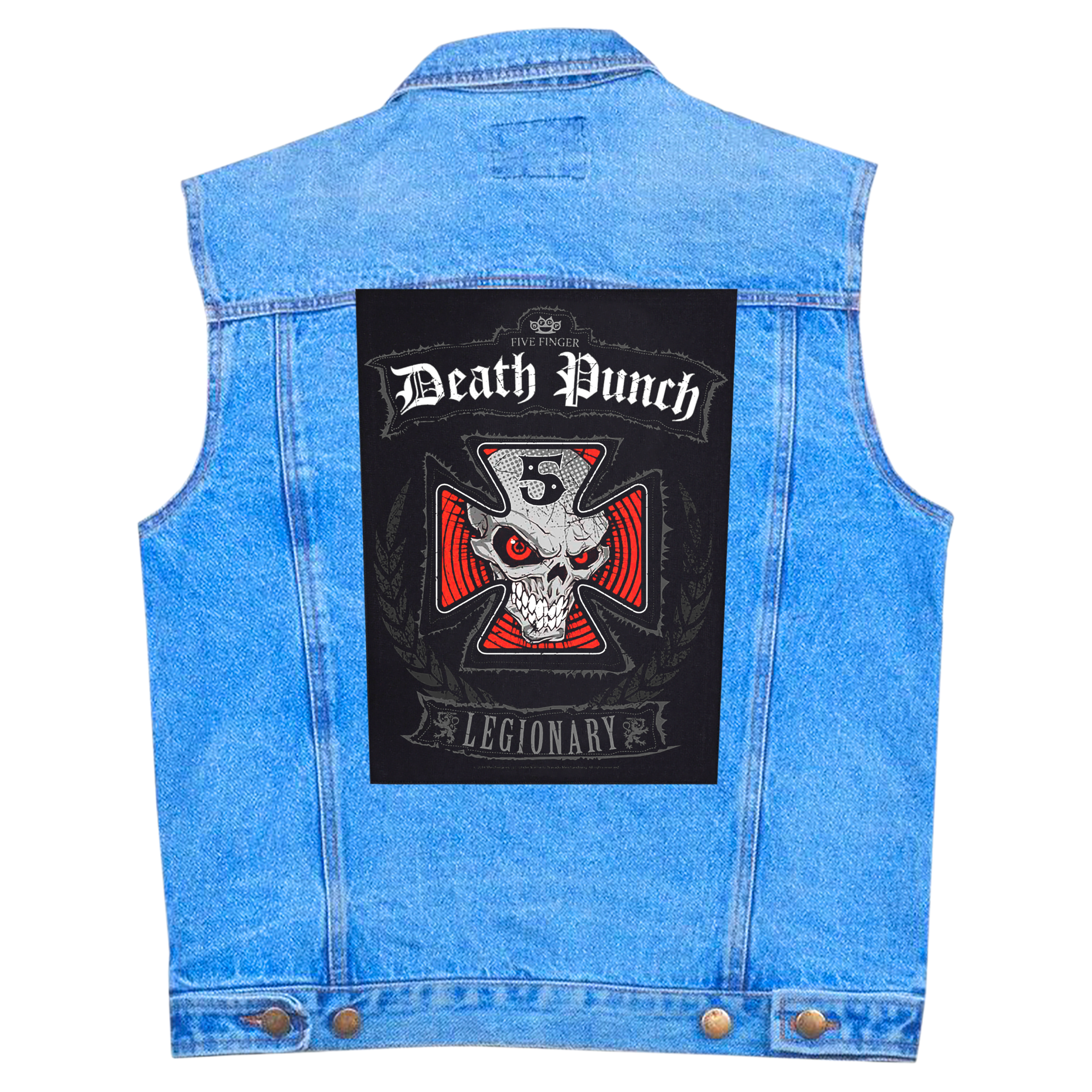 Нашивка наспинна катана FIVE FINGER DEATH PUNCH - LEGIONARY (olbp-137)