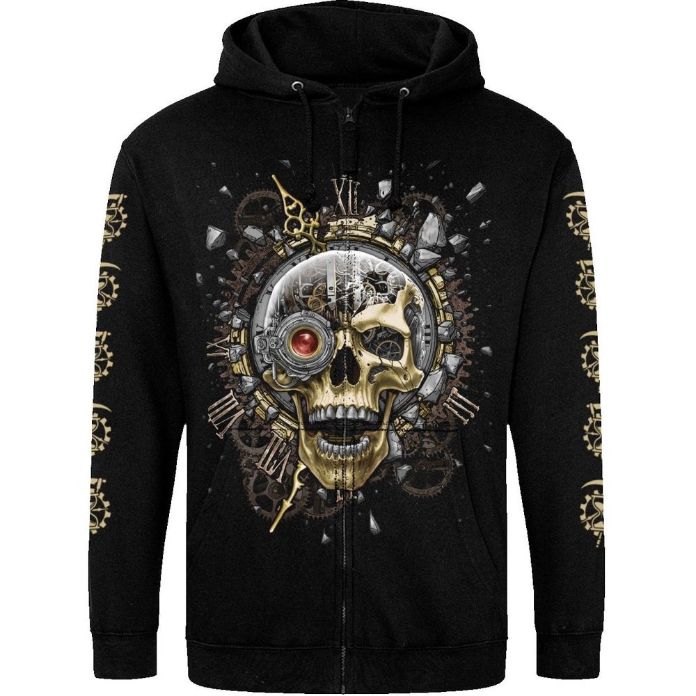 Худі на блискавці Just Hoods - Mechanical Eternity (череп стимпанк)