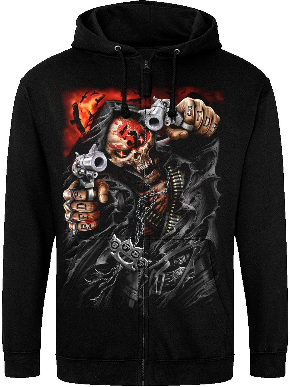 Худі на блискавці Just Hoods - Five Finger Death Punch "And Justice for None"