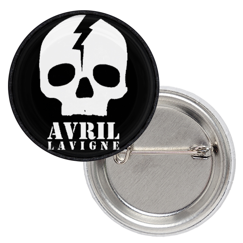 Значок Avril Lavigne (skull)