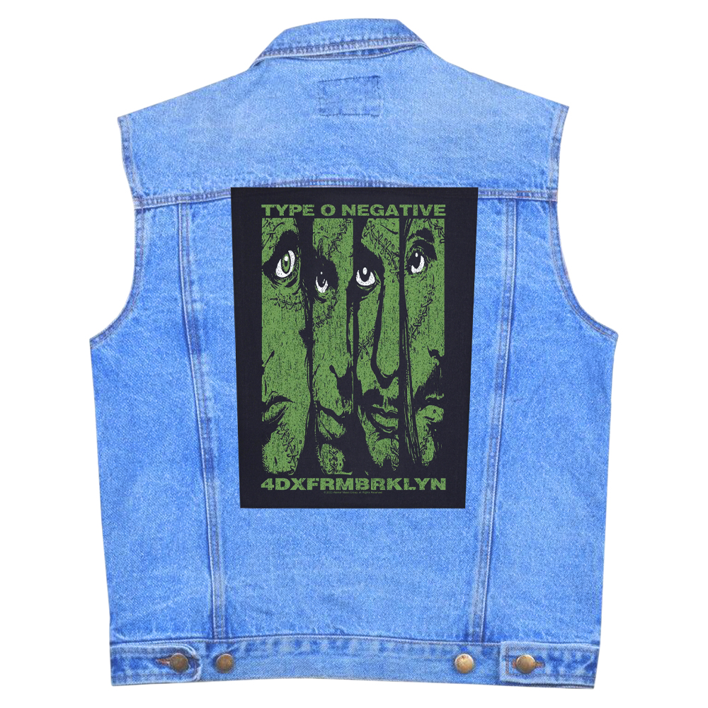 Нашивка наспинна катана TYPE O NEGATIVE - 4DXFRMBRKLYN (olbp-086)