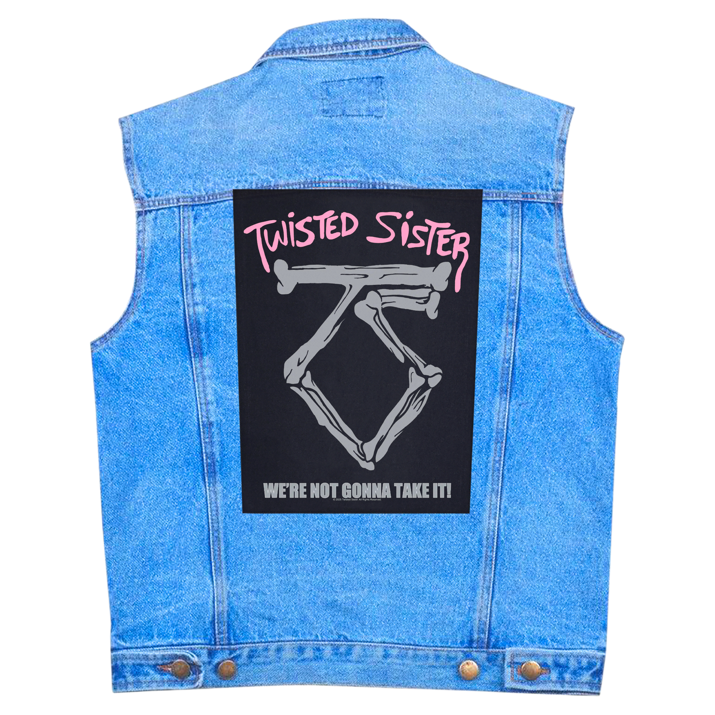 Нашивка наспинна катана TWISTED SISTER - WE'RE NOT GONNA TAKE IT (olbp-112)