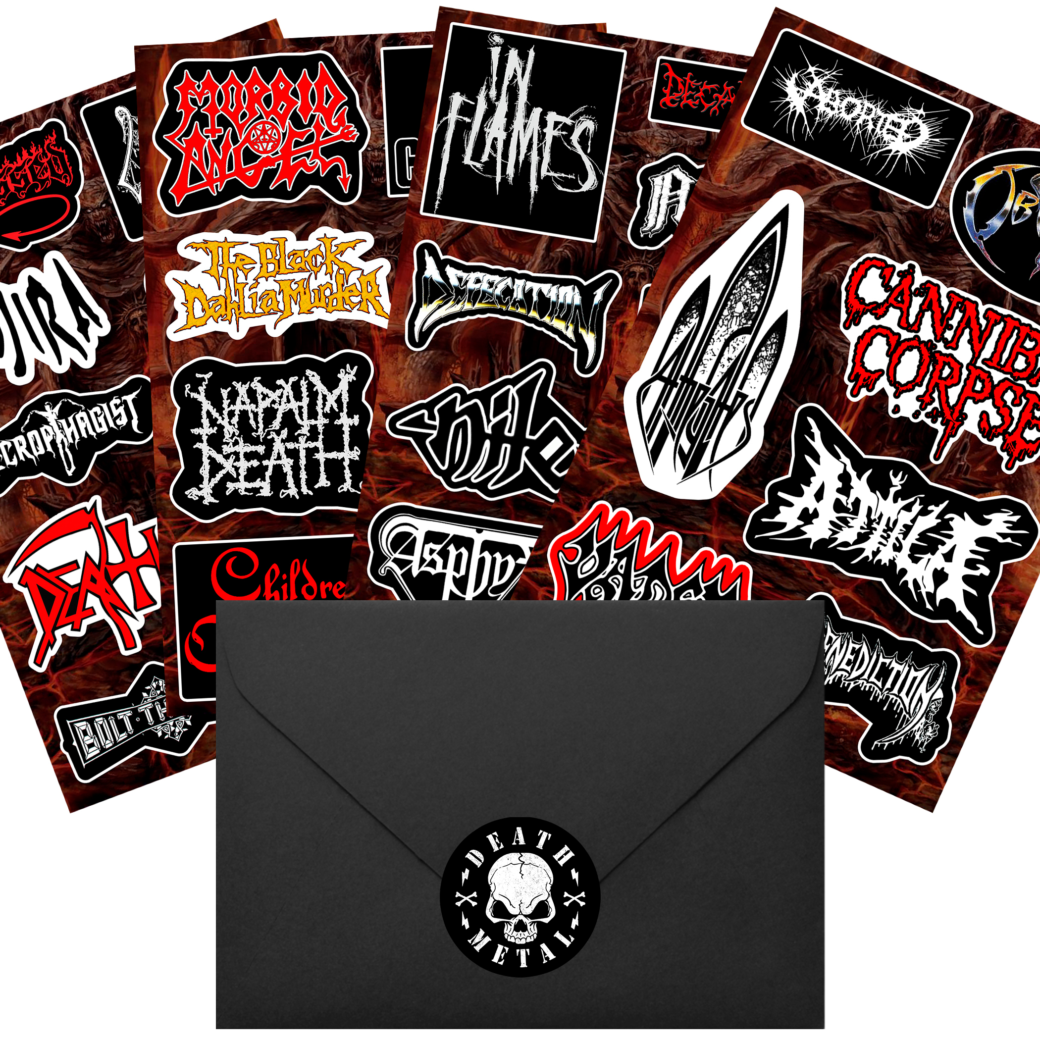 Подарунковий набір стікерпаків Death Metal gsp-007