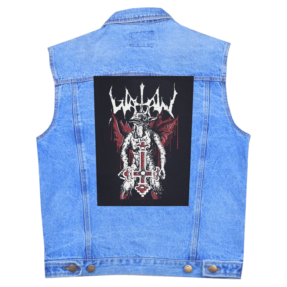 Нашивка наспинна катана WATAIN - INVERTED CROSS (olbp-107)