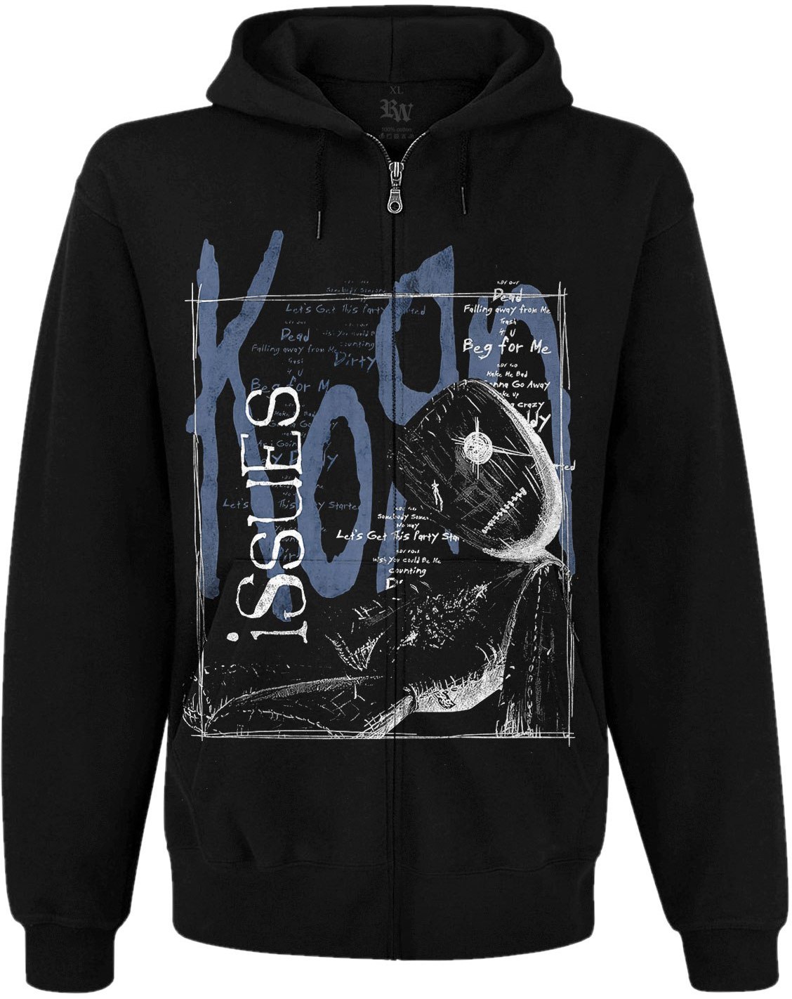 Худі Korn "Issues" на блискавці Худі Korn "Issues" на блискавці
