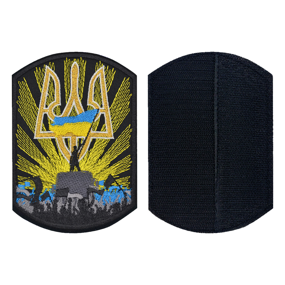 Нашивка на липучці Україна понад усе Нашивка на липучці Україна понад усе