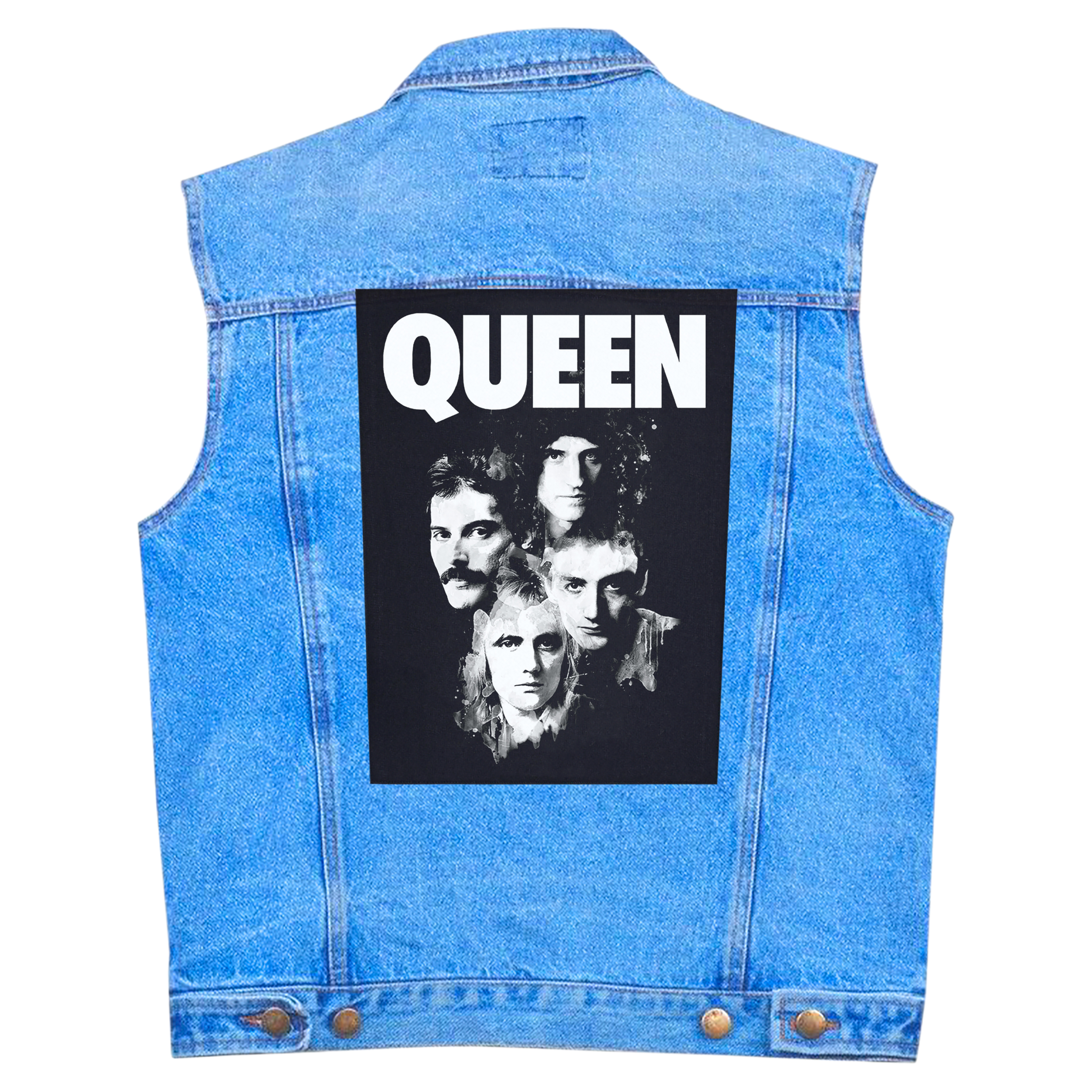 Нашивка наспинна катана QUEEN - FACES (olbp-118)