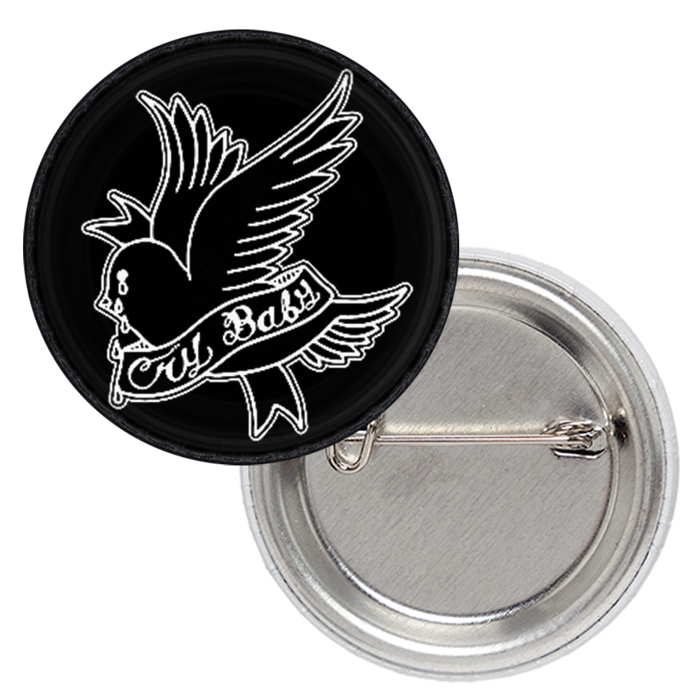 Значок Lil Peep "Cry Baby" Значок Lil Peep "Cry Baby"