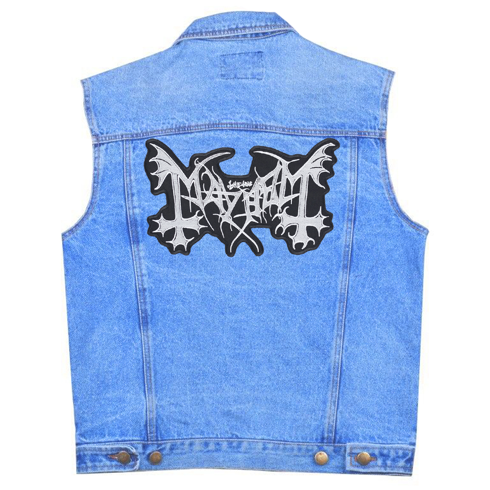 Нашивка наспинная Mayhem (лого)