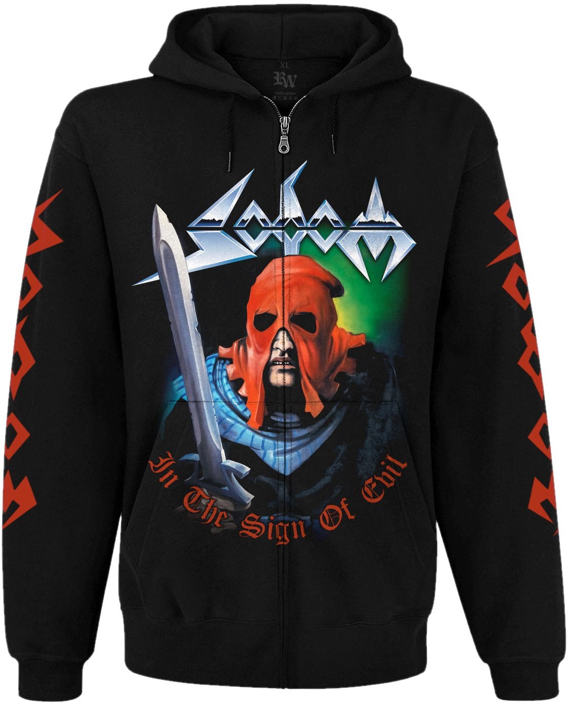 Худі Sodom "In The Sign Of Evil" на блискавці