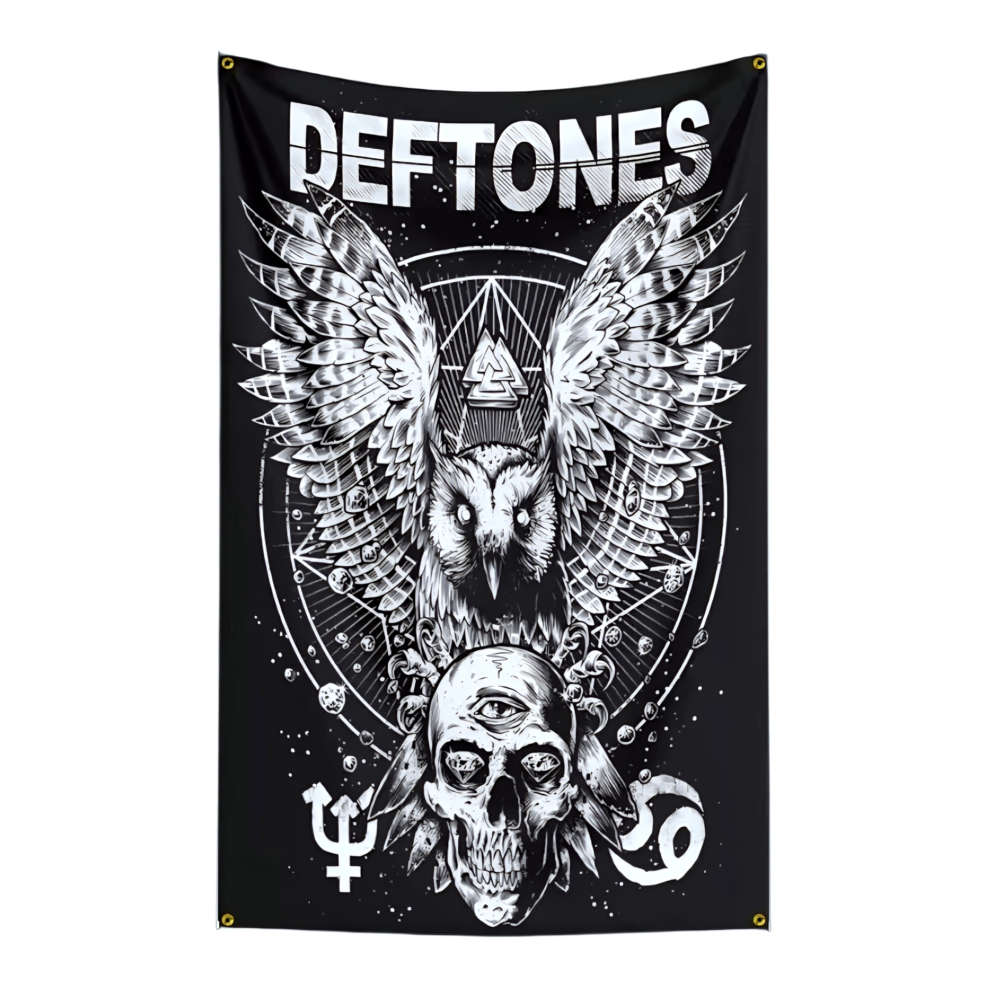 Прапор Deftones (Owl & Skull Mysticism) sfc-090