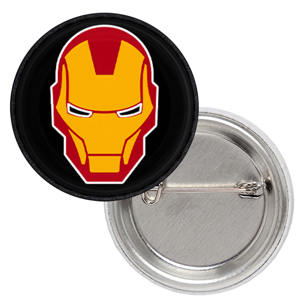 Значок Iron Man mask logo (Marvel) Значок Iron Man mask logo (Marvel)