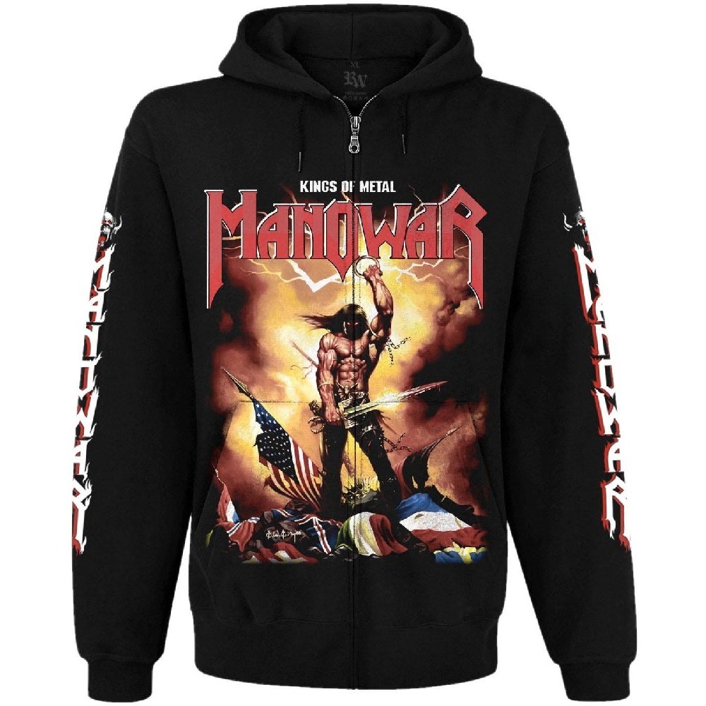 Худі Manowar "Kings of Metal" на блискавці Худі Manowar "Kings of Metal" на блискавці