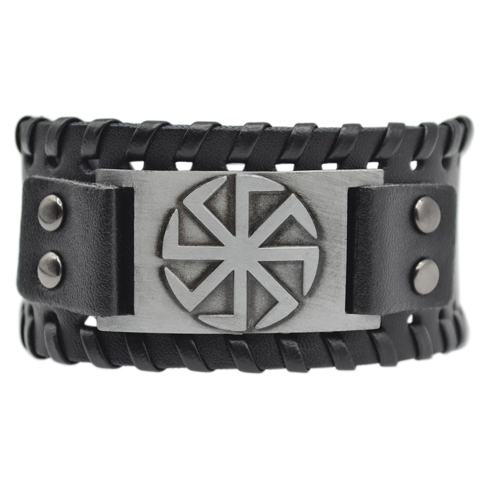 Браслет із металевою вставкою Коловорот (bpm-008)