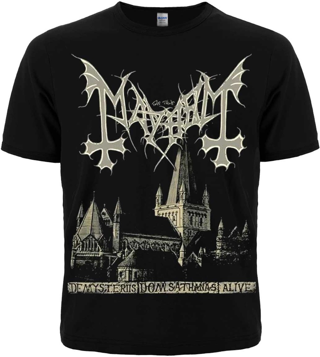 Футболка Mayhem "De Mysteriis Dom Sathanas"