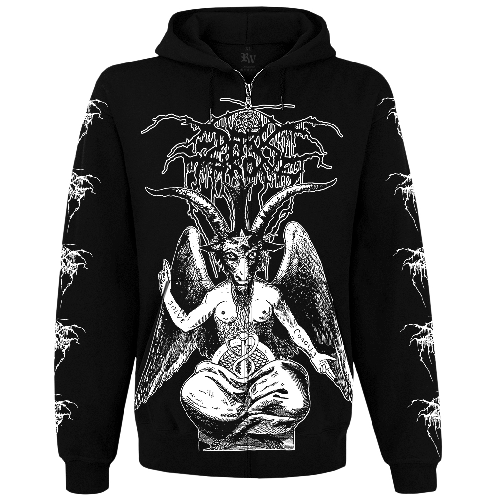 Худі Darkthrone "Black Death & Beyond Baphomet" на блискавці