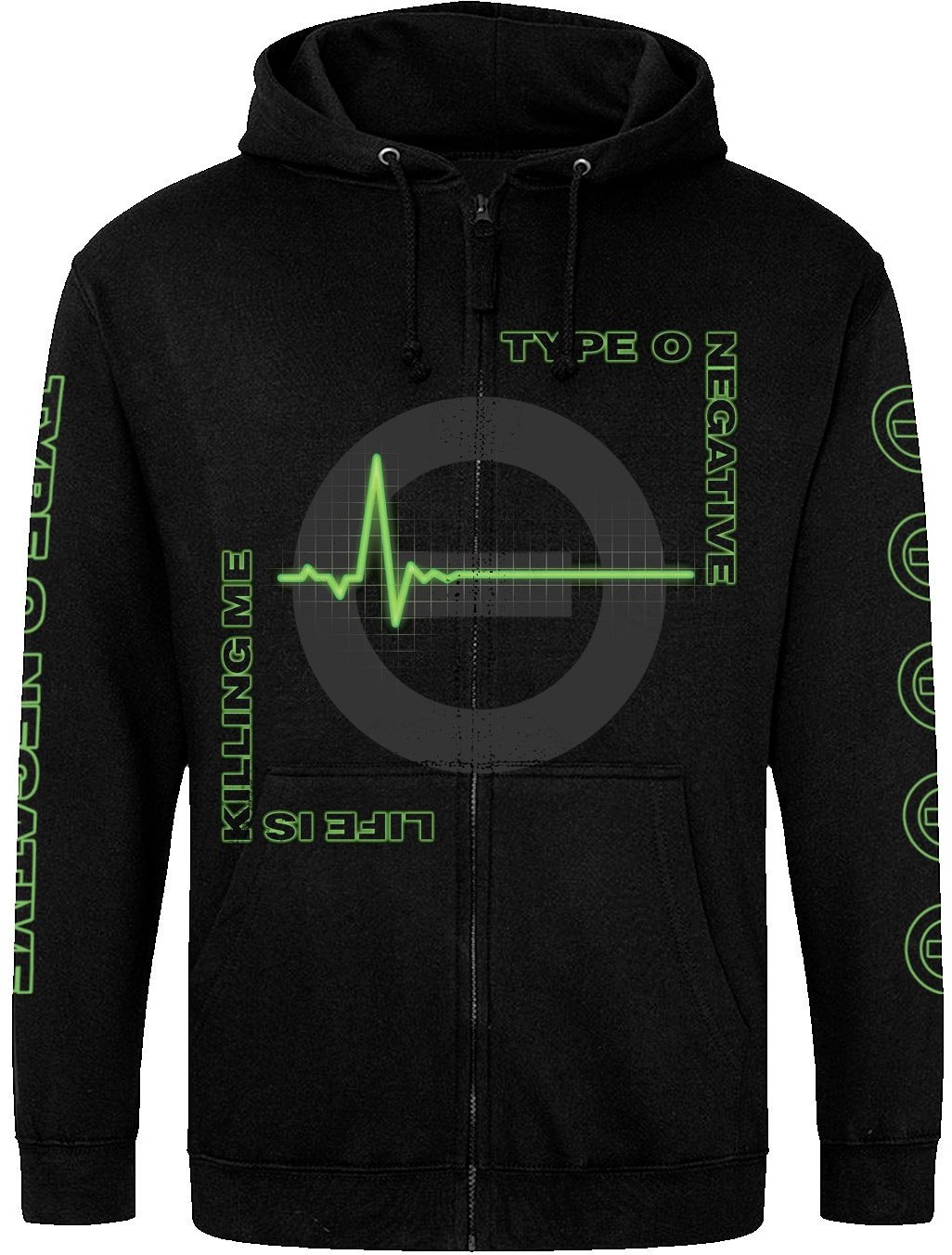 Худі на блискавці Just Hoods - Type O Negative "Life Is Killing Me" Худі на блискавці Just Hoods - Type O Negative "Life Is Killing Me"