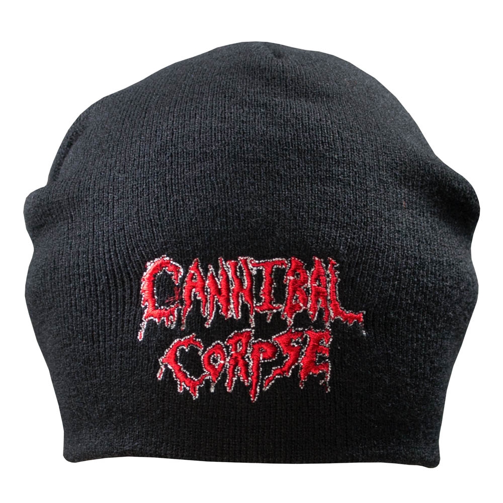 Шапка с вышивкой Cannibal Corpse черная