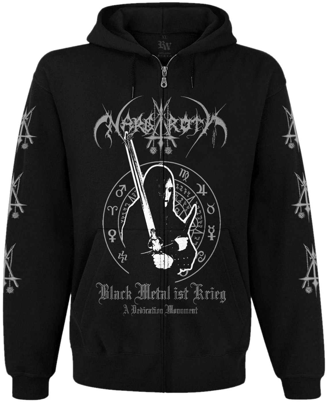 Худі Nargaroth "Black Metal ist Krieg" на блискавці Худі Nargaroth "Black Metal ist Krieg" на блискавці
