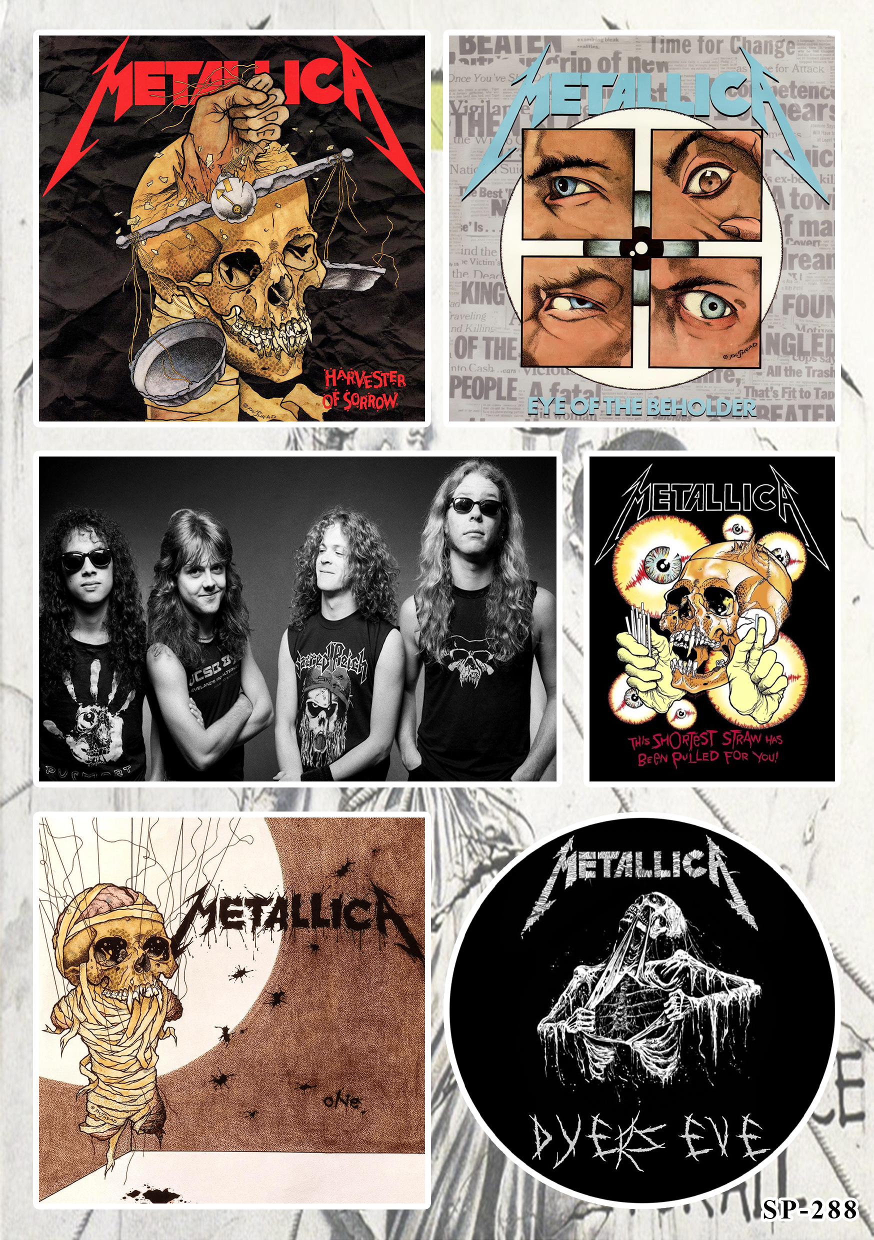 Стікерпак Metallica (...And Justice for All) - SP-288