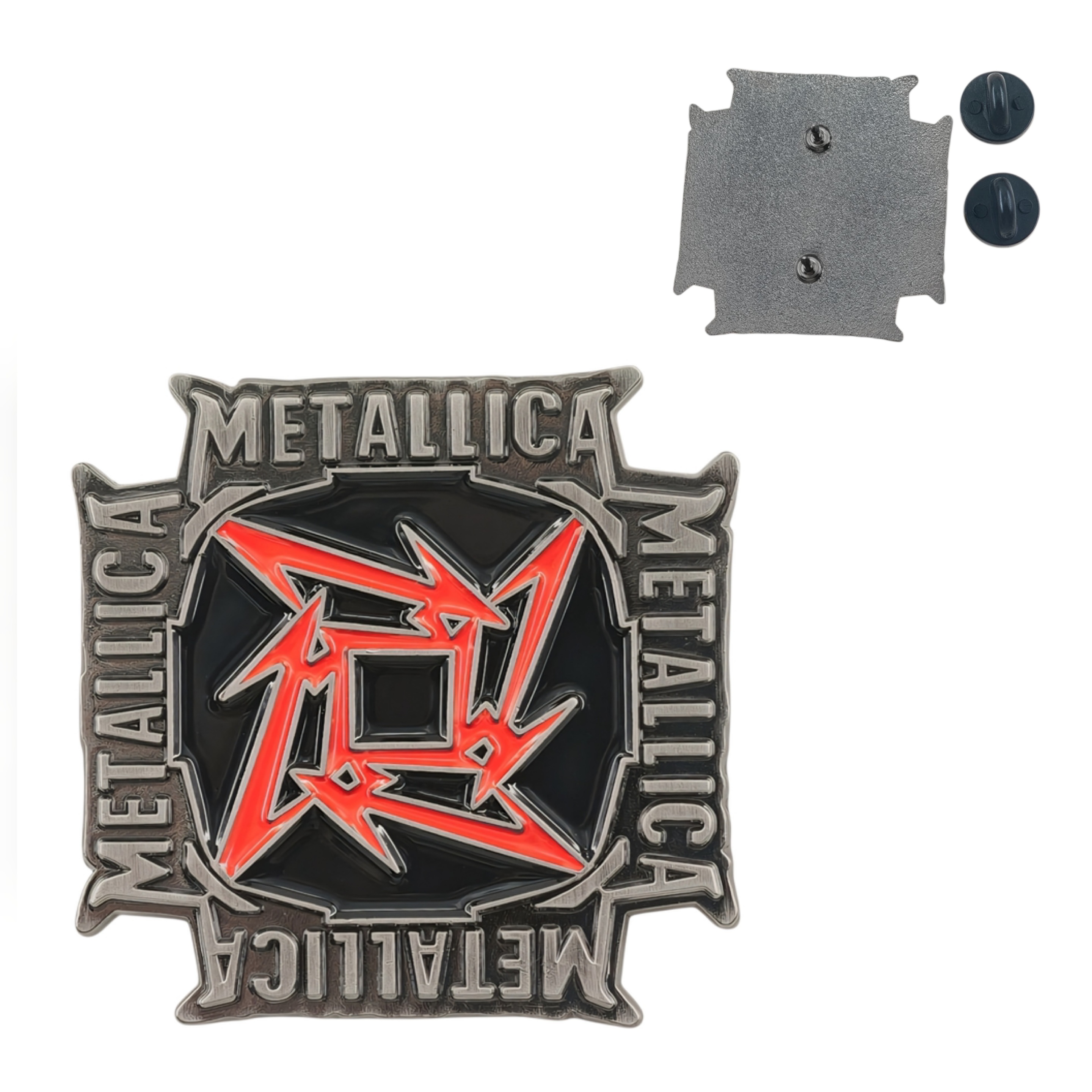 Пін Metallica (quadruple logo) (pncn-050) Пін Metallica (quadruple logo) (pncn-050)