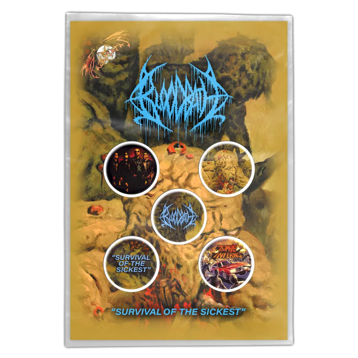 Подарунковий набір значків BLOODBATH - SURVIVAL OF THE SICKEST (iol-074)
