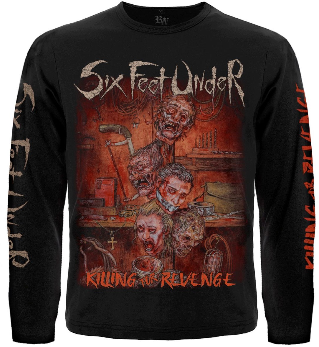 Футболка з довгим рукавом Six Feet Under "Killing for Revenge"