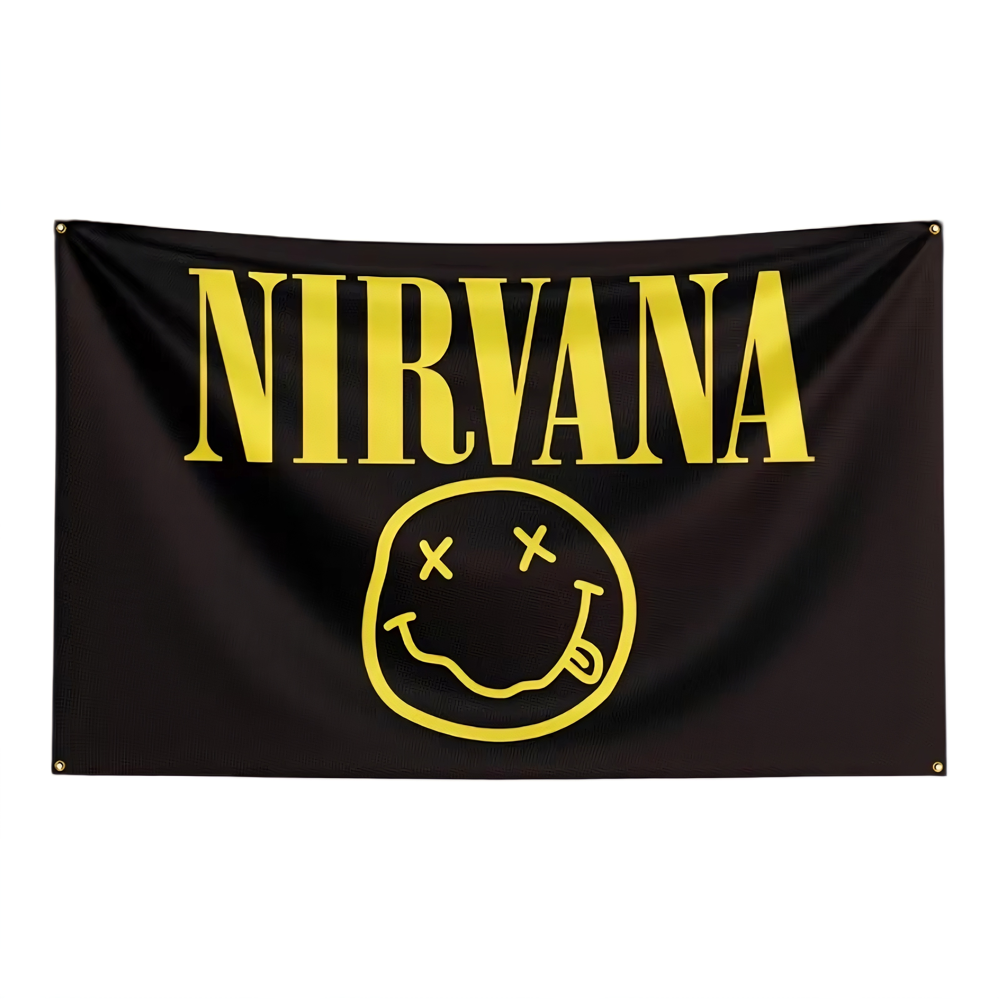 Прапор Nirvana (Smile and Logo) sfc-092 Прапор Nirvana (Smile and Logo) sfc-092