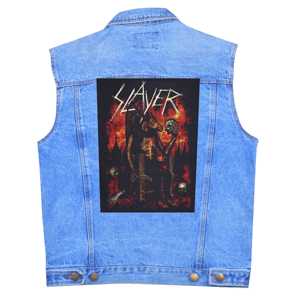 Нашивка наспинна катана SLAYER - DEVIL ON THRONE (olbp-082) Нашивка наспинна катана SLAYER - DEVIL ON THRONE (olbp-082)