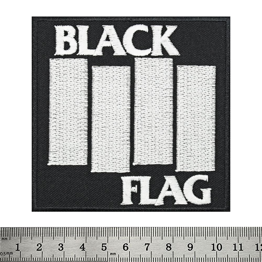 Нашивка термо Black Flag (logo) (stp-019)