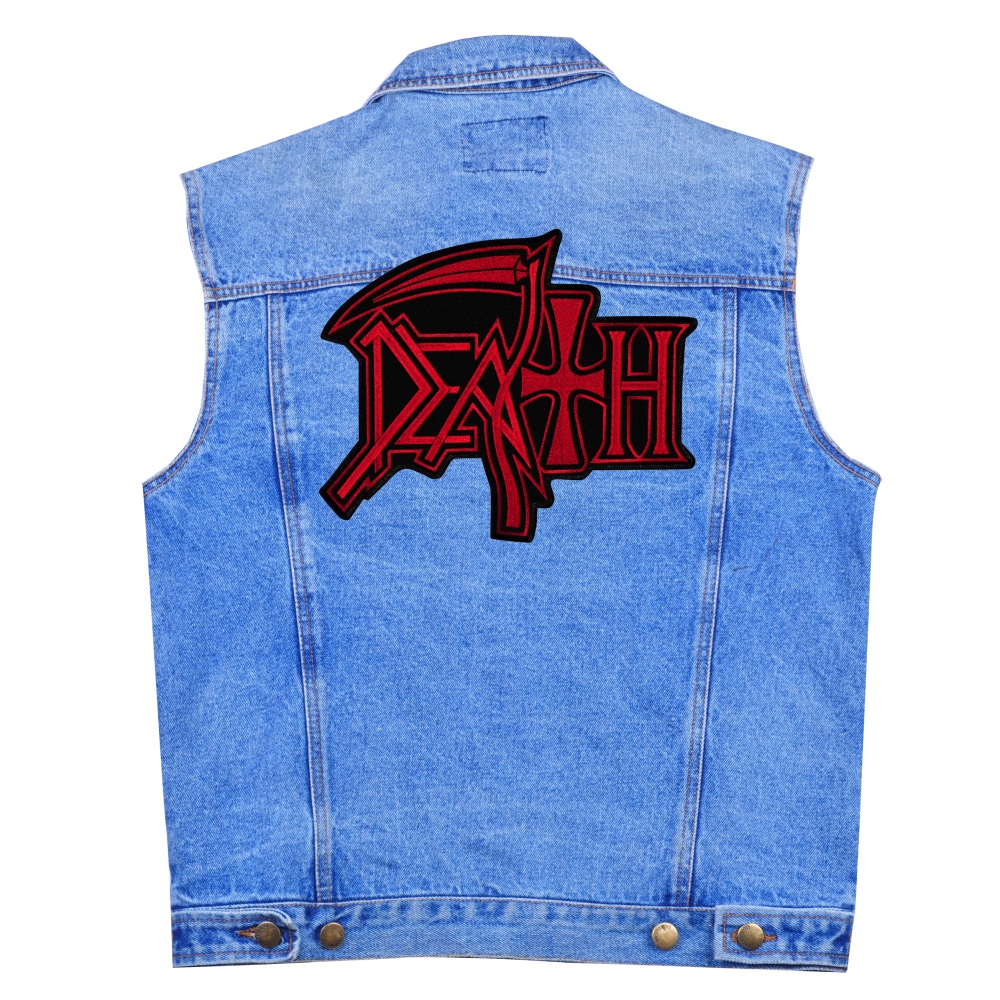 Нашивка наспинная Death (new red logo)