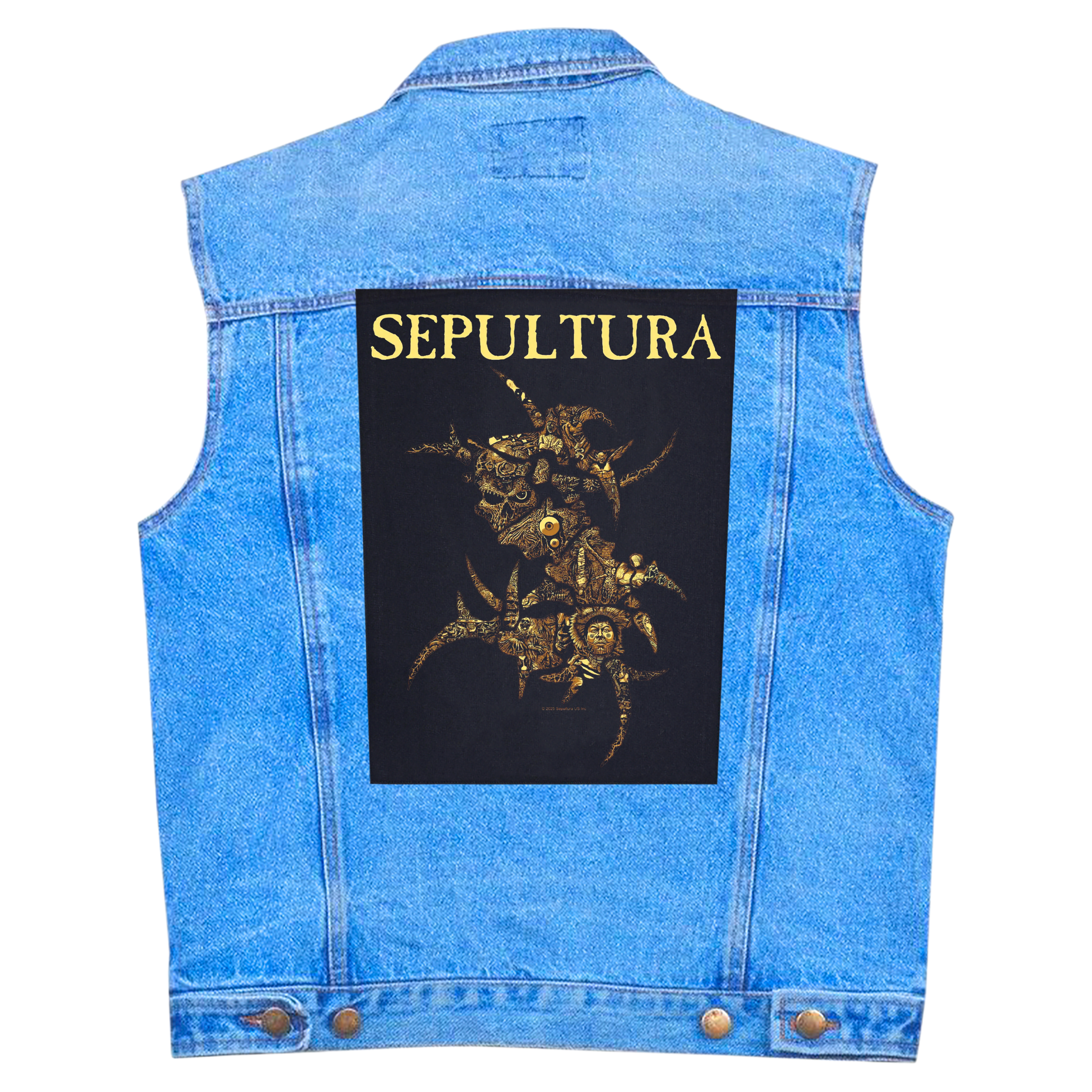 Нашивка наспинна катана SEPULTURA - DISCOGRAPHY (olbp-109)
