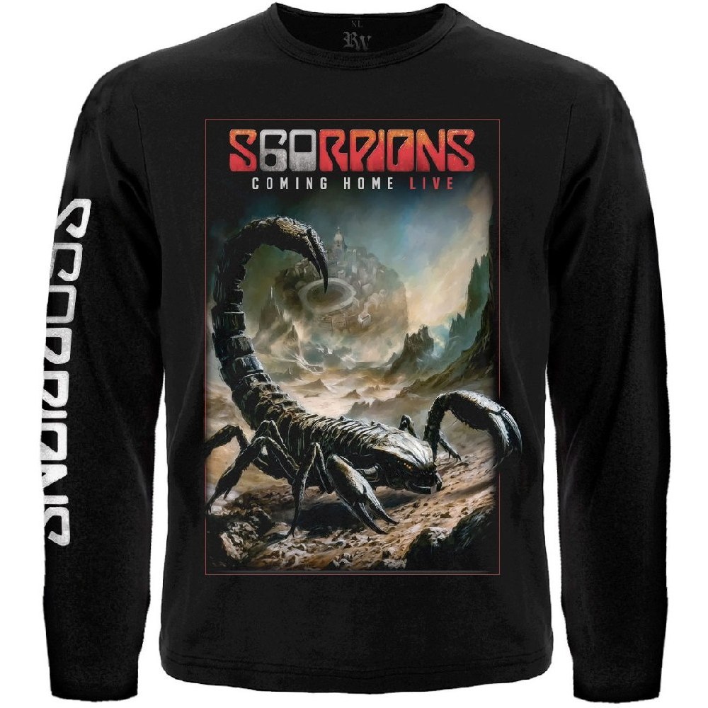 Футболка з довгим рукавом Scorpions "Coming Home Live" Футболка з довгим рукавом Scorpions "Coming Home Live"
