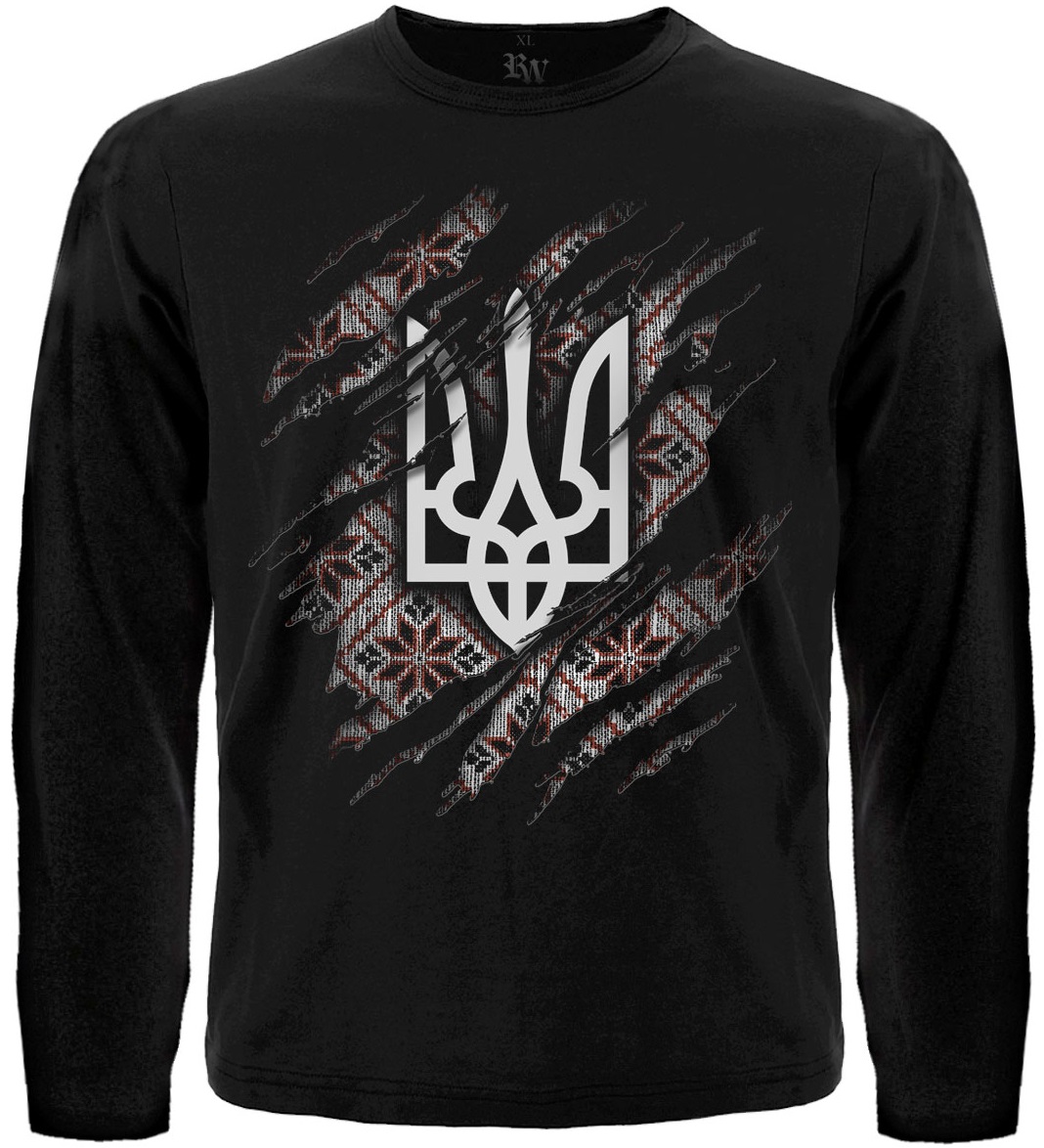 Футболка з довгим рукавом Тризуб (Зірка Матері)