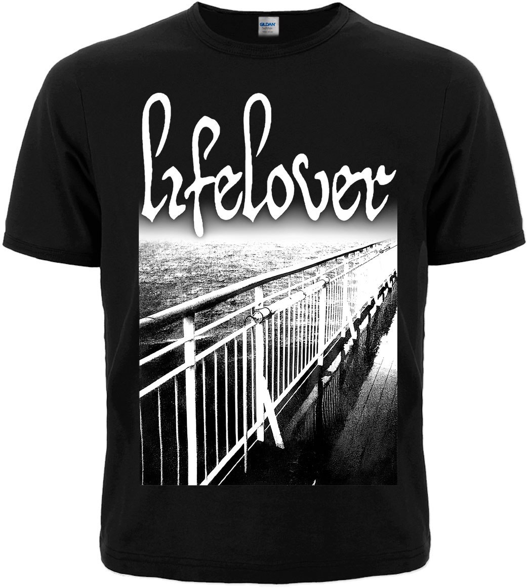 Чорна футболка Lifelover “Pulver” - Urban