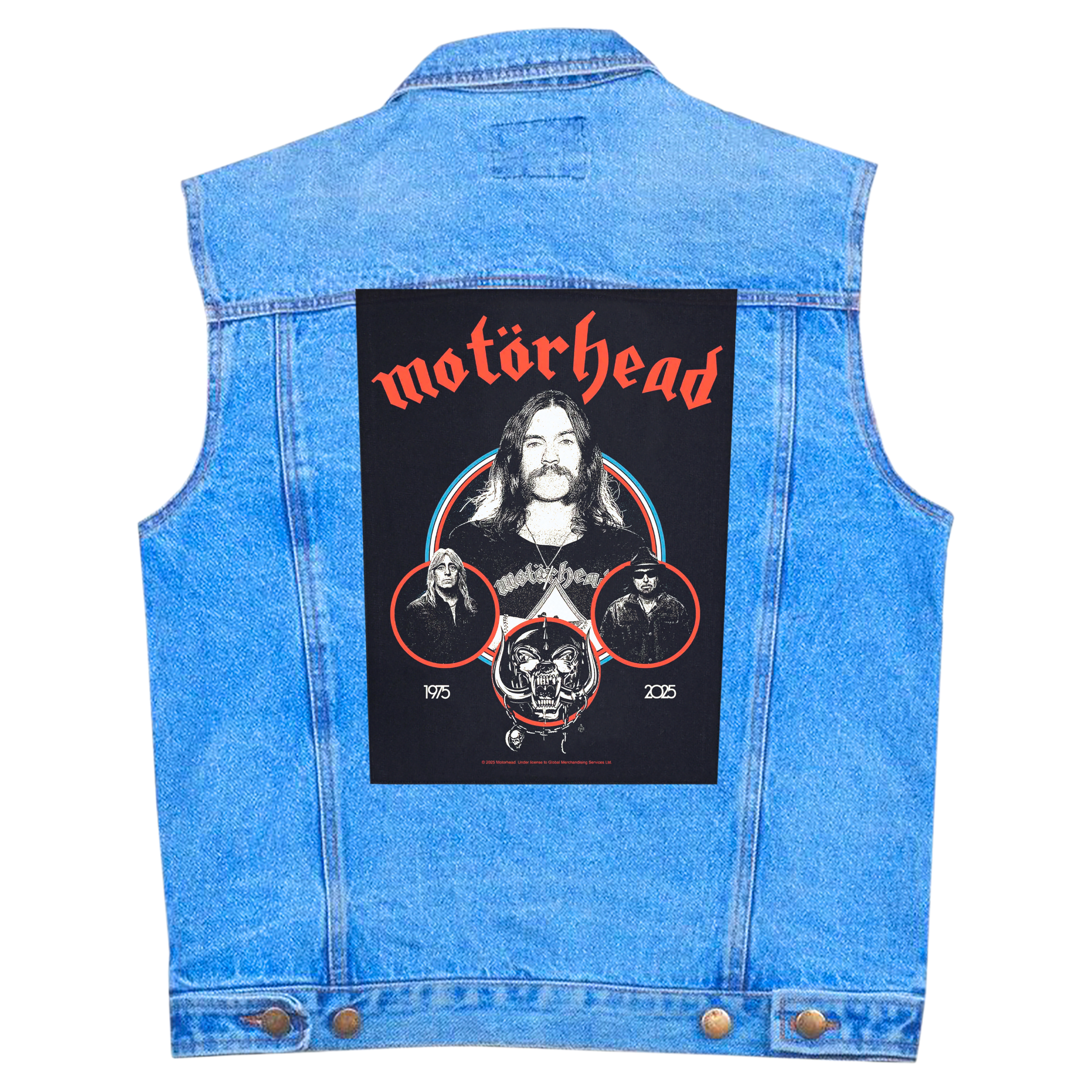 Нашивка наспинна катана MOTORHEAD - BAND CIRCLE (olbp-187)