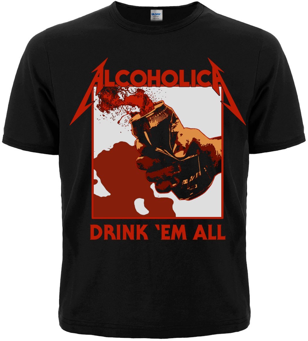 Футболка Alcoholica "Drink Em All" Футболка Alcoholica "Drink Em All"