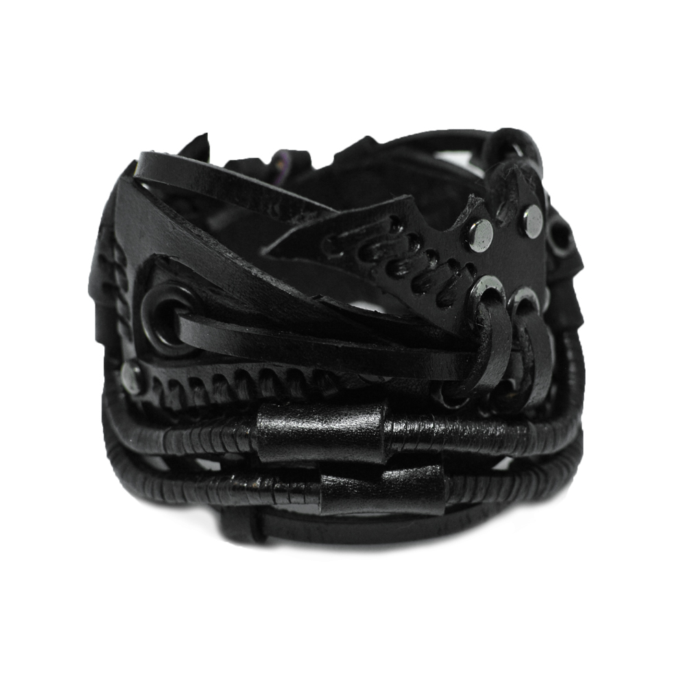 Браслет Стимпанк черный (bsp-41)