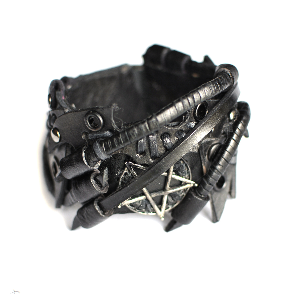 Браслет Стимпанк черный (bsp-37)