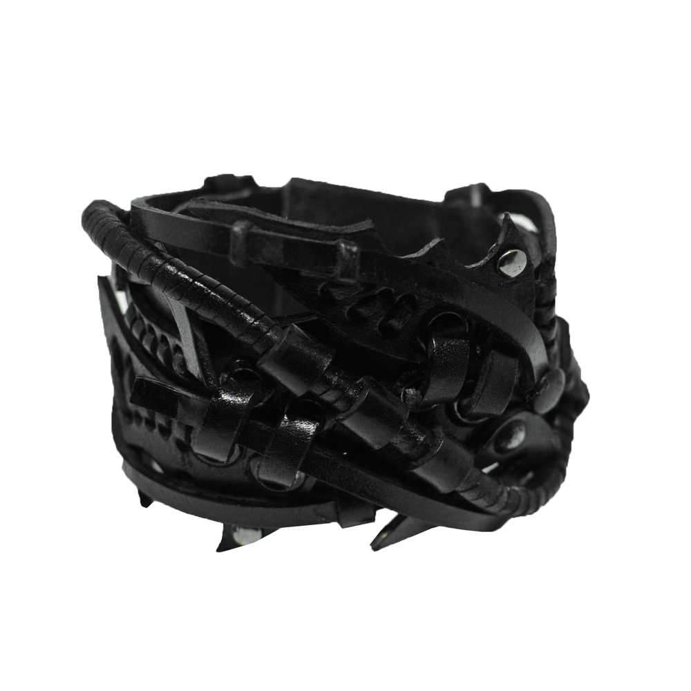 Браслет Стимпанк черный (bsp-39)