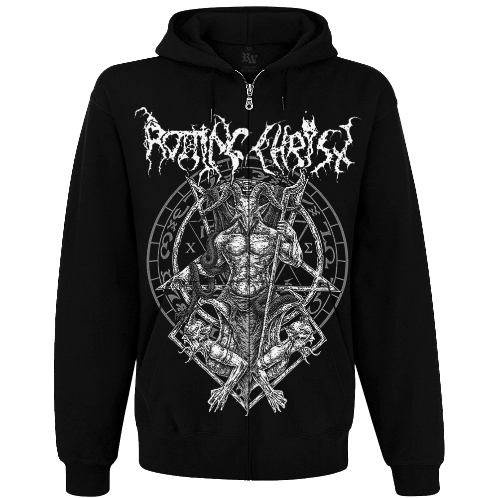 Худі Rotting Christ (since 1989) на блискавці Худі Rotting Christ (since 1989) на блискавці
