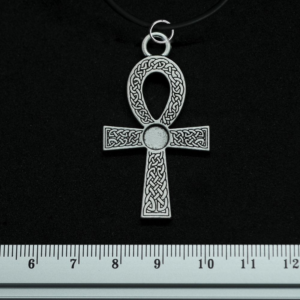 Кулон Анкх с плетенным узором