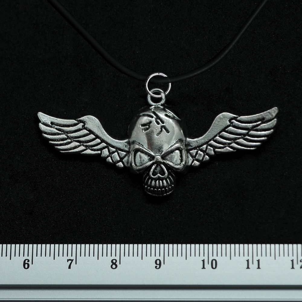 Кулон Череп с крыльями (большой)